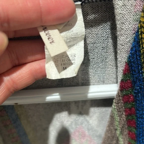 Aztec cardigan elbow patch - Picture 3 of 6